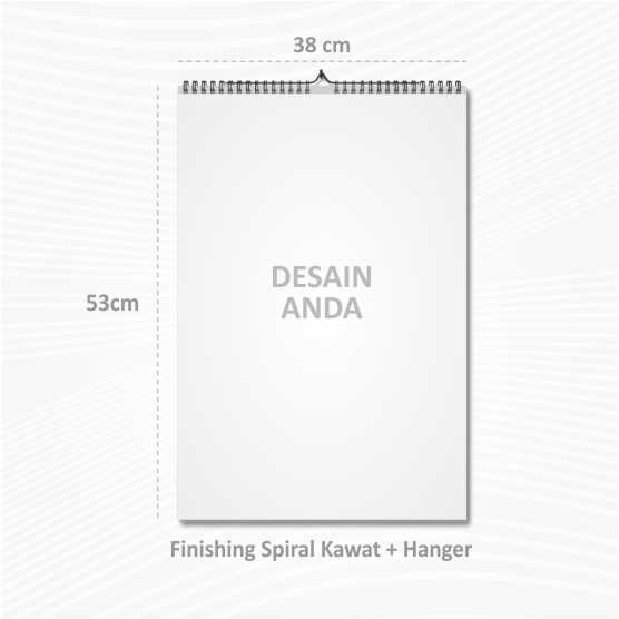 Kalender Dinding 38 x 53 cm Ap120 UV Tanpa Minimal Order