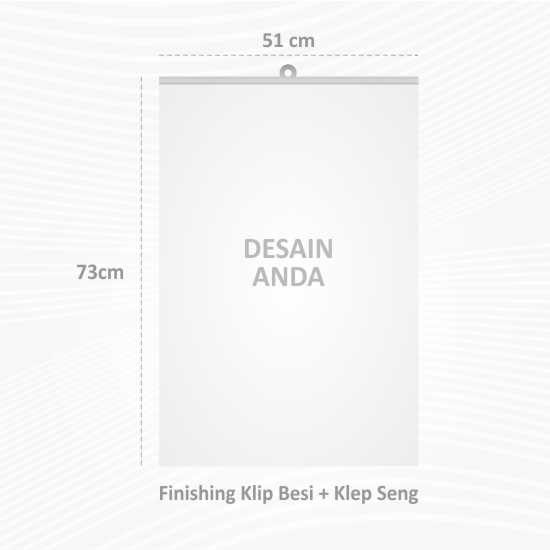 Kalender Dinding 50 x 70 cm Ap120 UV Tanpa Minimal Order